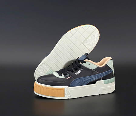 Жіночі кросівки Puma Cali. black. ТОП репліка ААА класу., фото 2