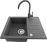 Кухонний змішувач Kernau KWT 07A GREY METALLIC сірий, фото 3