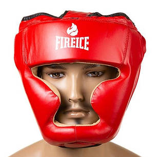Шолом закритий для єдиноборств червоний Fire&Ice Flex розмір S, фото 2