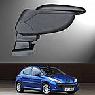 Підлокітник armcik S2 з зсувною кришкою і регульованим нахилом для Peugeot 206 Plus 2009-2013
