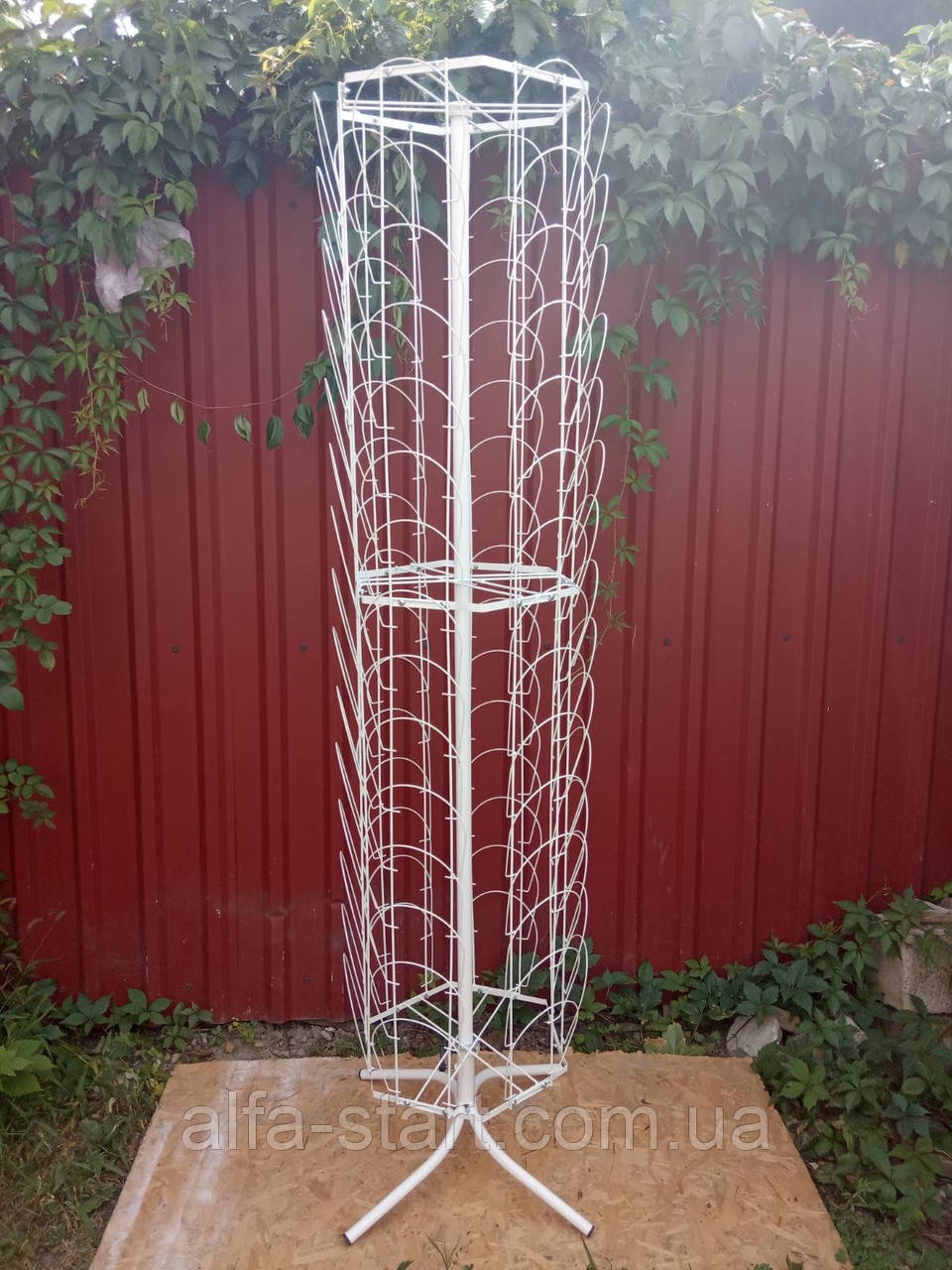 Барабан вертушка РОЗБІРНА на 90 притискних відділів для шапок, друкувану продукцію