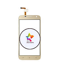 Оригінальний Сенсор (Тачскрін) для Ergo F502 (Золотий)