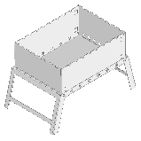 Мангал складаний 10 шампурів, фото 4