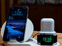 Док станция wireless fast charger 3in1, Зарядная станция, Аккумулятор для гаджетов, Беспроводная зарядка