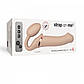 Безремний страпон із вібрацією Strap-On-Me Vibrating Flesh L, 22х3,7 см., фото 7