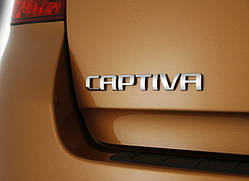 Емблема напис багажника Chevrolet Captiva