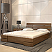 Ліжко дерев'яне двоспальне Далі Люкс з підйомним механізмом, фото 2