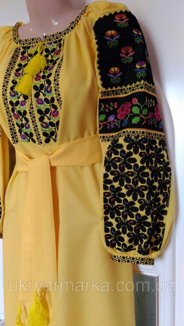 українські вишиті плаття