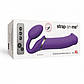 Безремний страпон із вібрацією Strap-On-Me Vibrating Violet XL, 23х4,5 см., фото 7