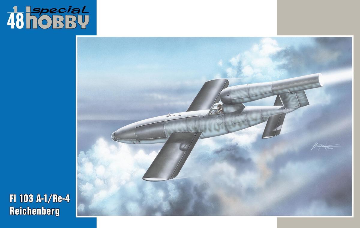 Пластикова модель 1/48 Special hobby 48190 Німецький літака-снаряда Fi 103A-1/Re-4 Reichenberg
