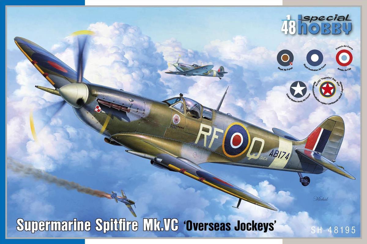 Пластикова модель 1/48 Special hobby 48195 Британський винищувач Supermarine Spitfire Mk. VC Overseas Jockeys
