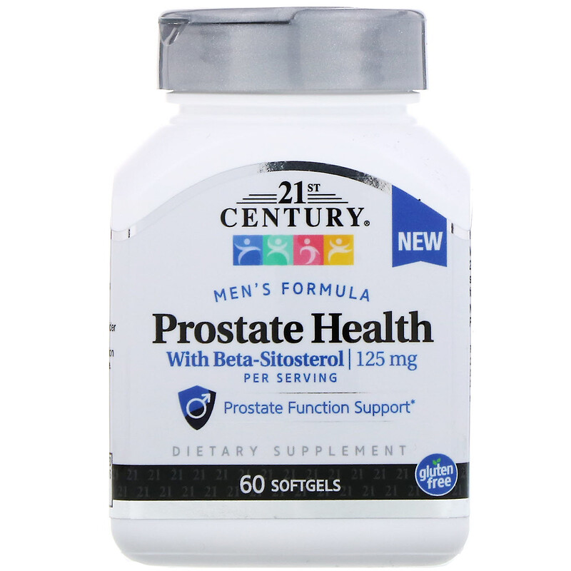 Prostate Health with Beta-Sitosterol 125 мг 21st Century 60 капсул