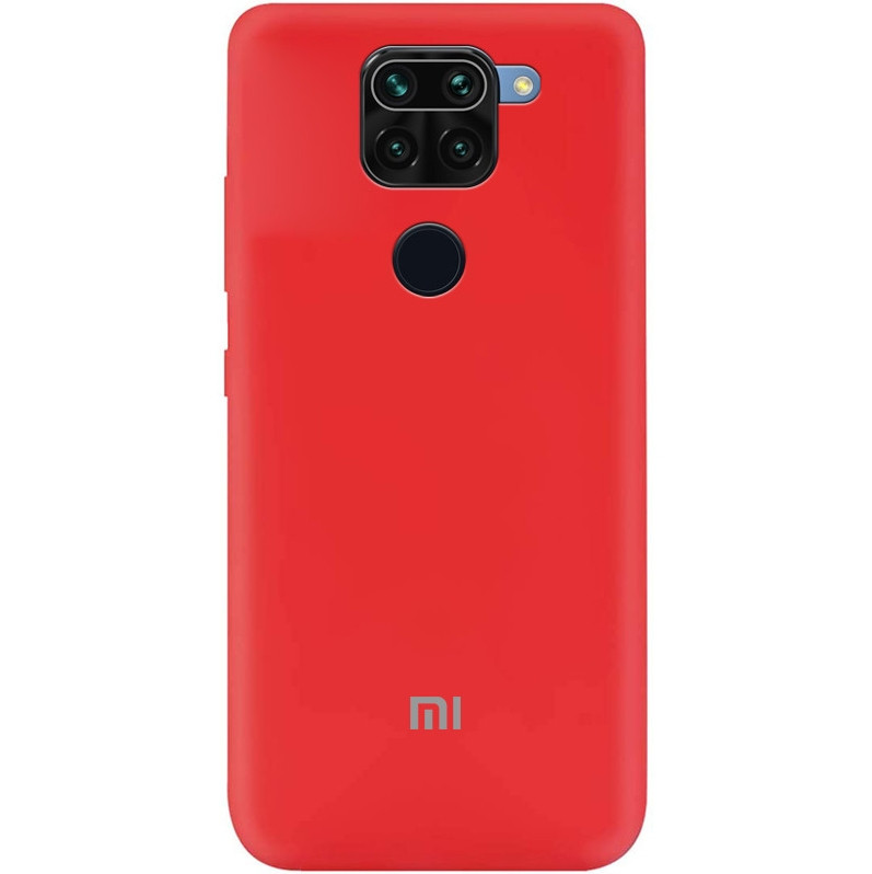 Силіконовий чохол для Xiaomi Redmi 10X 4G, My Colors, Red, мікрофібра всередині