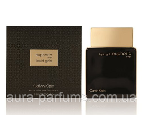 Мужские духи Calvin Klein Euphoria Men Liquid Gold Туалетная вода 100 ml/мл - фото 1 - id-p1270402687