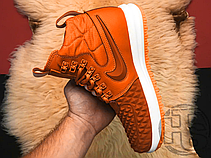 Чоловічі кросівки Nike Lunar Force 1 Duckboot Wheat Orange/White 922807-702, фото 5