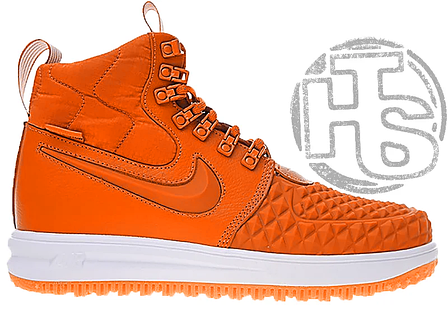 Чоловічі кросівки Nike Lunar Force 1 Duckboot Wheat Orange/White 922807-702, фото 1