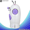 Швейна машинка портативна Mini Sewing Machine Fhsm 201 - Міні швейна машина з педаллю і блоком живлення, фото 7