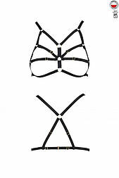 Бюстгальтер-стрепи ARMANDA BRA black L/XL - Passion Exclusive 777Store.com.ua