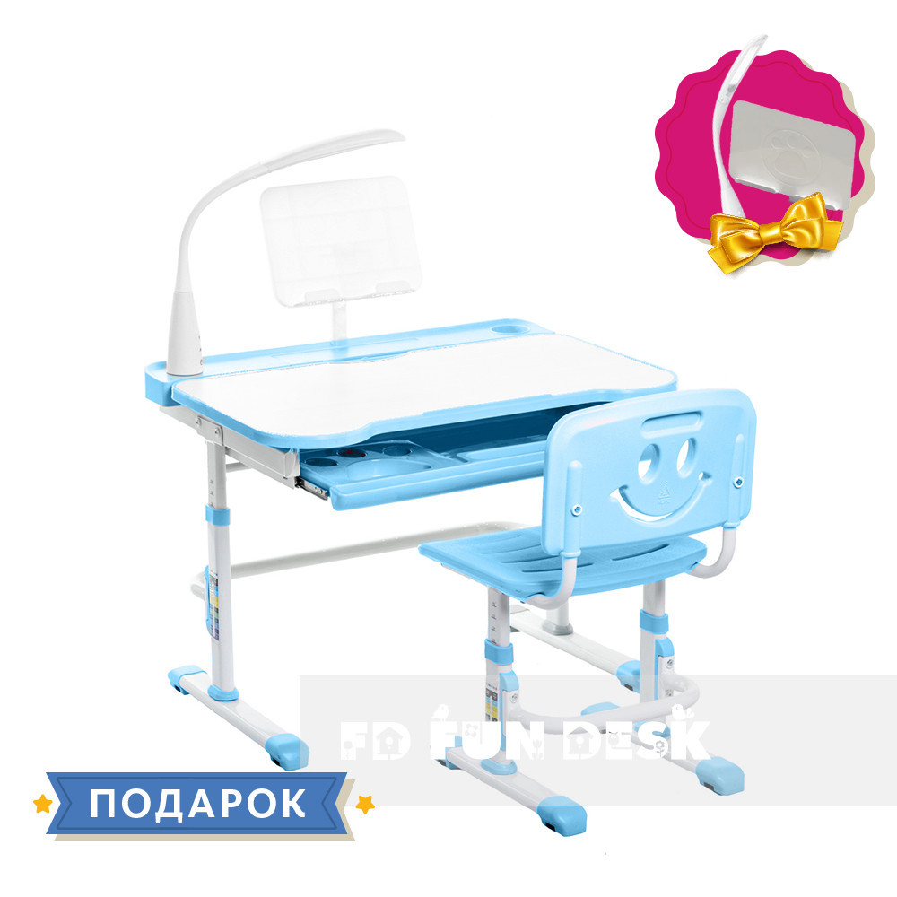Дитяча парта зі стільчиком FunDesk Bellissima Blue