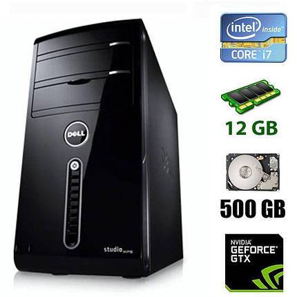 Dell Studio XPS 435MT Tower / Intel Core i7-920 (4(8) ядра по 2.66 - 2.93 GHz) / 12 GB DDR3 / 500 GB HDD /, фото 2