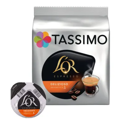 Кава в капсулах Tassimo L'Or Delizioso 16 порцій. Німеччина (Тассімо), 132.8г