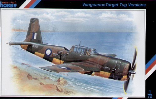 Пластикова модель 1/72 Special hobby 72042 Американський бомбардувальник Vengeance  Target Tug Versions, фото 1