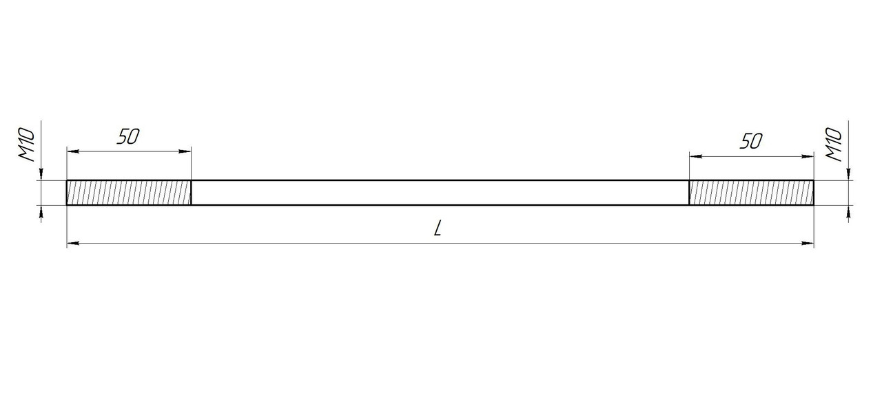 ODF-03-02-01-L700 Ванта для стеклянного козырька, длинной 700 мм - фото 6 - id-p1270161272