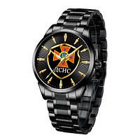 Чоловічі годинники Chronte з логотипом ДСНС Black-Gold