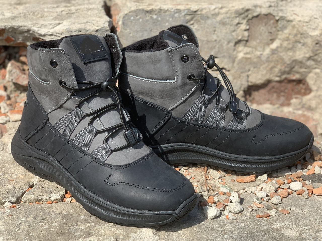 Дитячі підліткові черевики Шторм сірий, фото 1