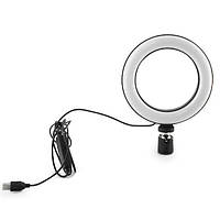 Лампа кільцева світлодіодна USB Ring Light 7325, 16 см
