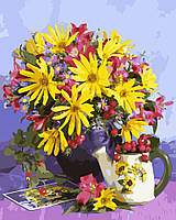 Розпис за номерами "Пестрый букет"  Лавка Чудес 40 x 50 см (в коробке) (LC40045)