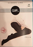 Колготы хлопковые Gatta Celia черные (размер 2, 3, 4)