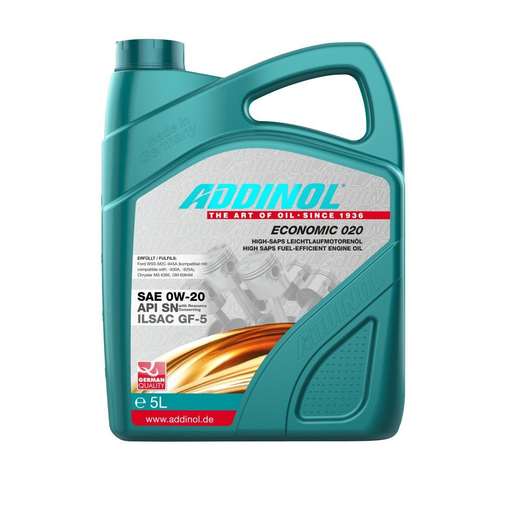 Масло ADDINOL Economic 020 0w20 5л