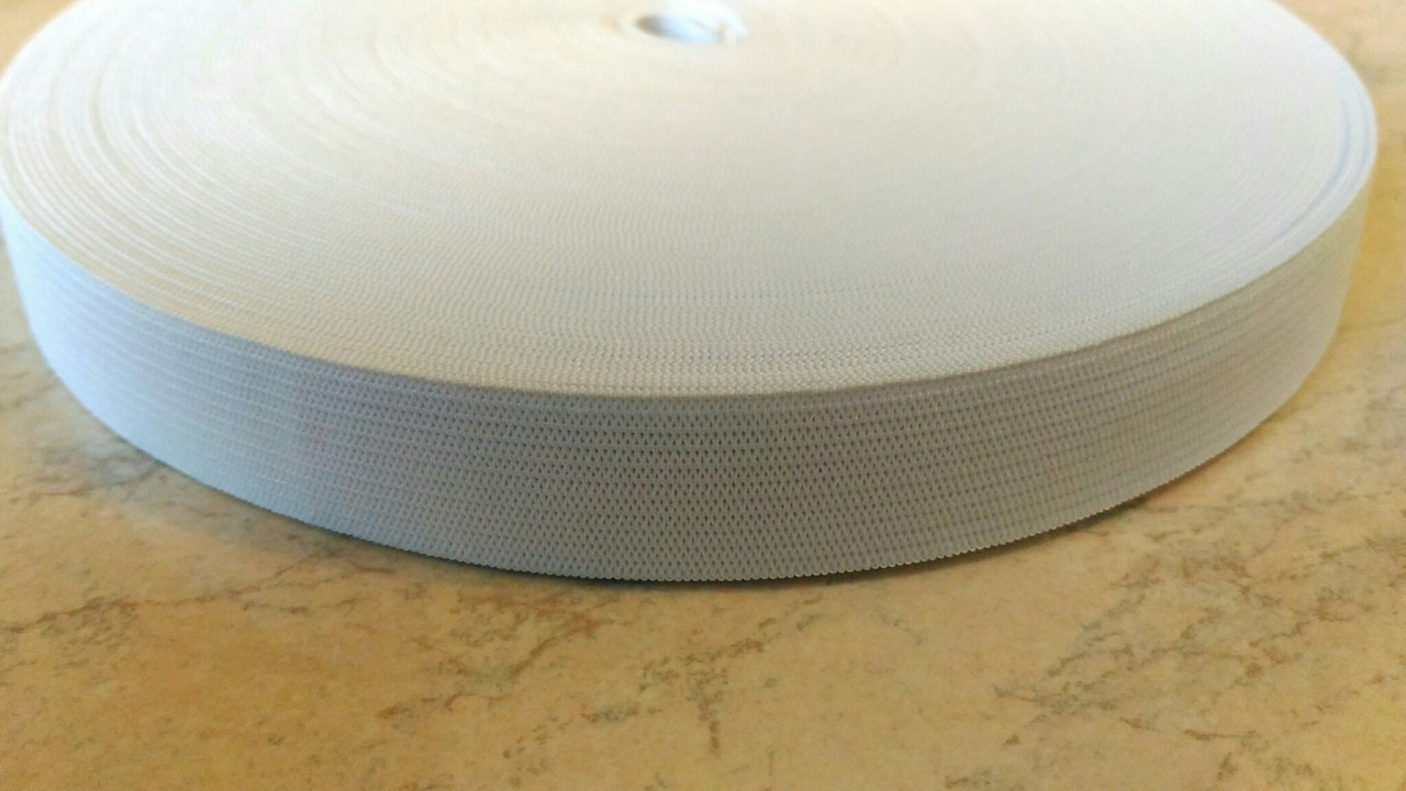 Гумка еластична білизняна 45 мм біла, фото 1