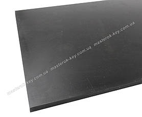 Поліуретан листовий 400*200*6 мм гладкий 95 Shore A Колір чорний