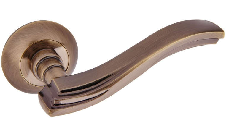 Дверна ручка KEDR R10.063 (колір:мат.нікель), фото 1