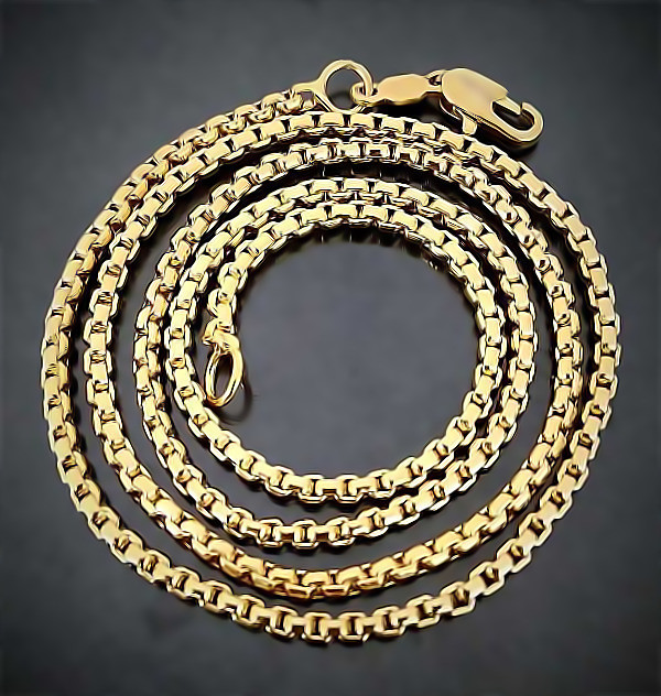 Ланцюжок Аthena. Сталь. Позолота 18К. Довжина: 48 см. Товщина: 2 мм