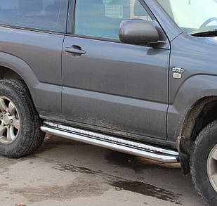 Підніжки на Toyota Land Cruiser Prado 120 (2002-2009) Тойота Ленд Крузер