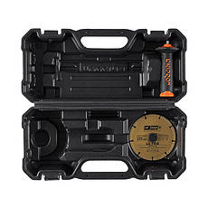 Шліфмашина кутова Dnipro-M GL-125S + Кейс BP-12G + Гайка QN-14, фото 4