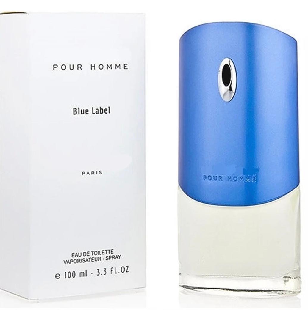 Blue Label Pour Homme туалетна вода 100 ml. (Тестер Блу Лейбл Пур Хом), фото 1