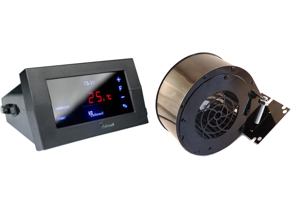 Комплект автоматики Kg Elektronik CS-19 + вентилятор NWS-75