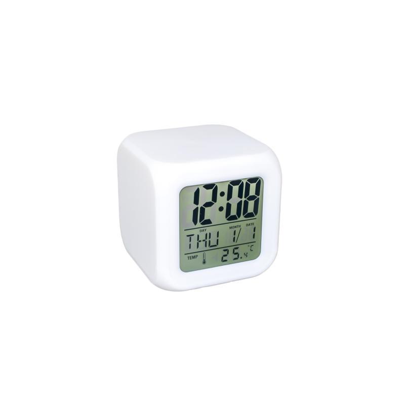 Годинник-будильник-нічник COLOR CHANGING CLOCK, Хамелеон