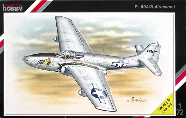 Пластикова модель 1/72 Special hobby 72058 Американський винищувач Bell P-59A/B Airacomet