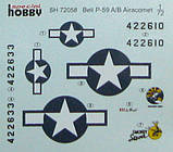 Пластикова модель 1/72 Special hobby 72058 Американський винищувач Bell P-59A/B Airacomet, фото 3