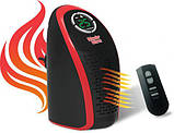 Обігрівач Wonder Warm портативний бездротовий в розетку з пультом і таймером, фото 2