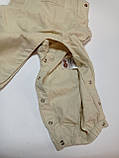 Дитячий ромплер штани лляні для хлопчика 50 зріст lupilu германія, фото 5