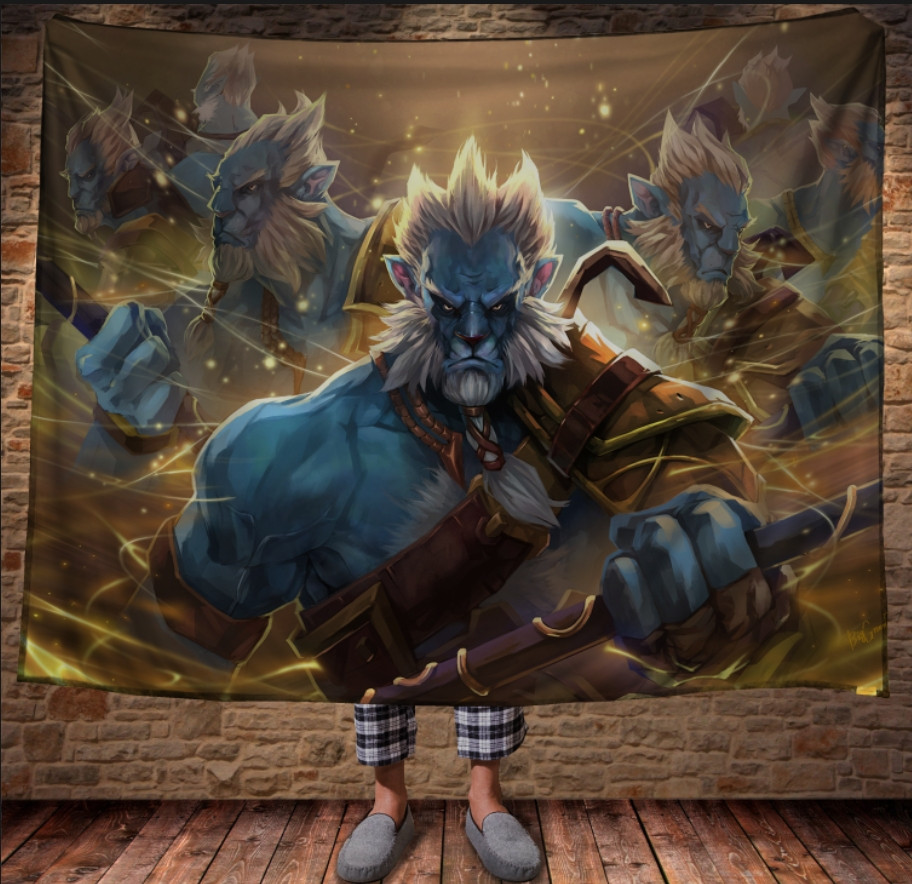 Плед з 3D принтом-Dota Рhantom lancer