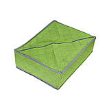 Органайзер для зберігання нижньої білизни та шкарпеток на 16 відсіків з кришкою, Салатовий, фото 2