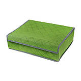 Органайзер для зберігання нижньої білизни та шкарпеток на 16 відсіків з кришкою, Салатовий, фото 3