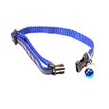 Светоотражающий ошейник, синий, 20-32 см, фото 2